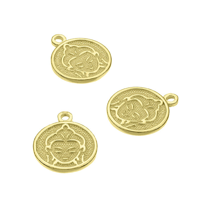 Sterling Silver Yellow Gold 1 MICRON