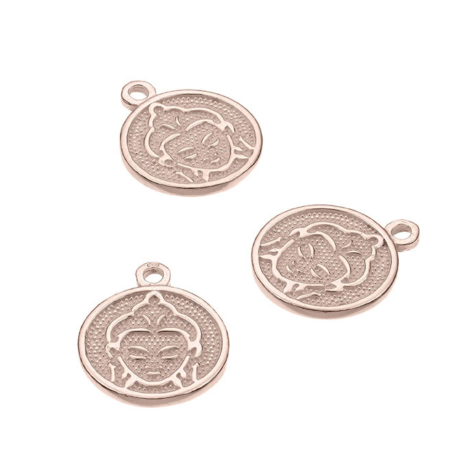 Sterling Silver Pink Gold 1 MICRON