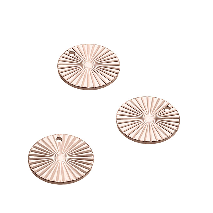 Sterling Silver Pink Gold 1 MICRON