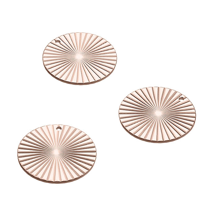 Sterling Silver Pink Gold 1 MICRON