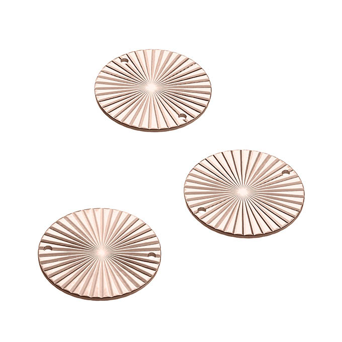 Sterling Silver Pink Gold 1 MICRON