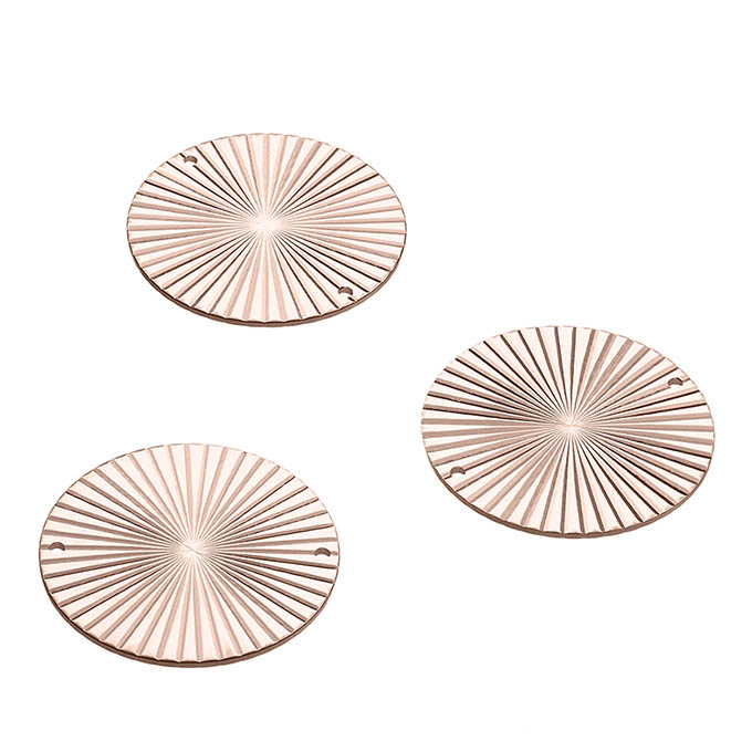 Sterling Silver Pink Gold 1 MICRON