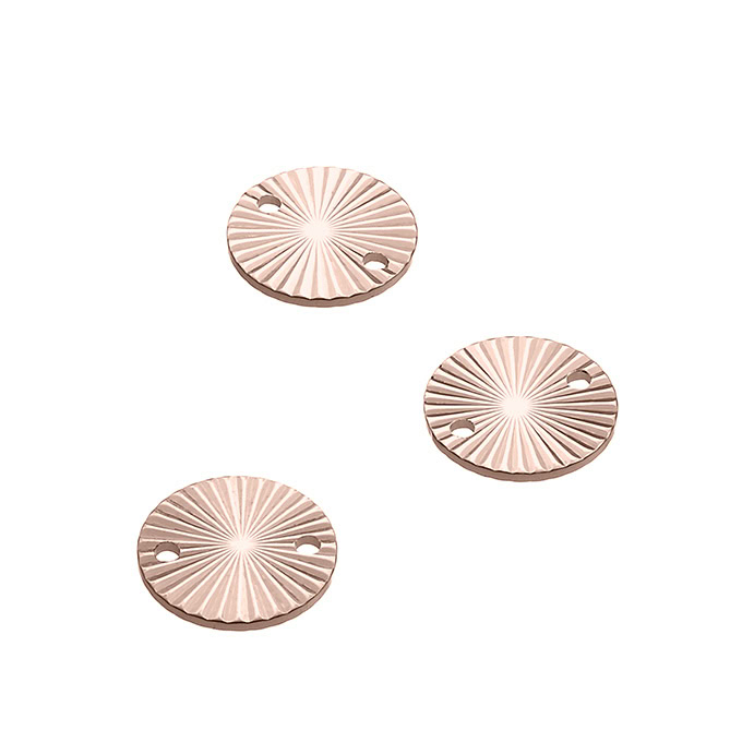 Sterling Silver Pink Gold 1 MICRON