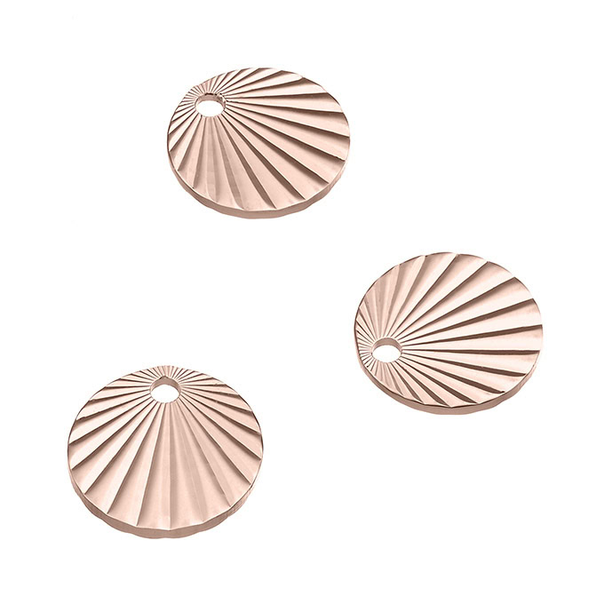 Sterling Silver Pink Gold 1 MICRON