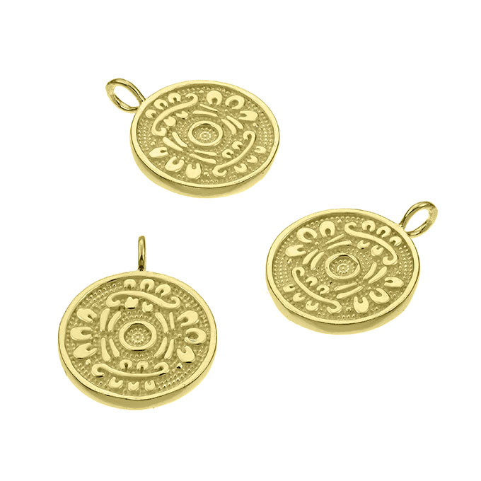 Sterling Silver Yellow Gold 1 MICRON