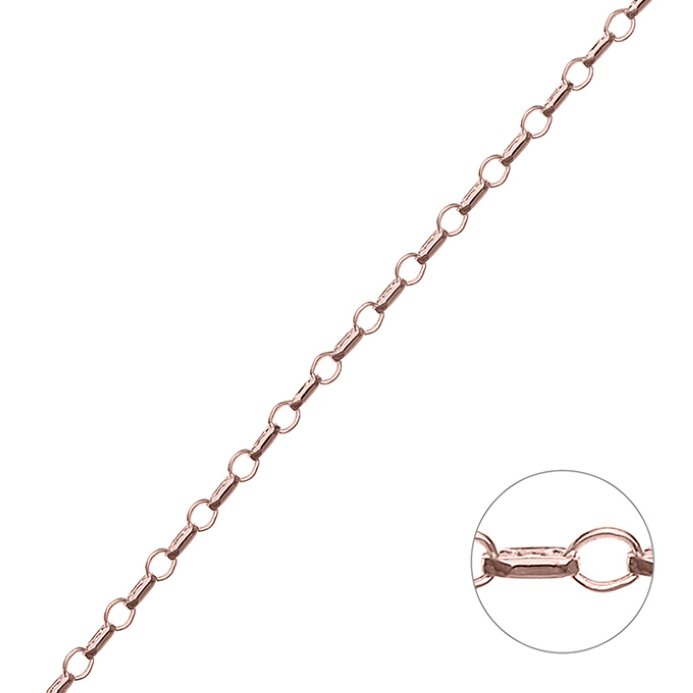 Sterling Silver Pink Gold 1 MICRON