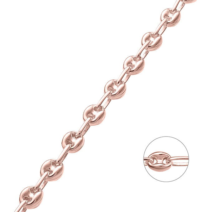 Sterling Silver Pink Gold 1 MICRON