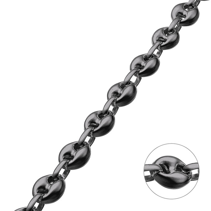 Sterling Silver Black Rhodium