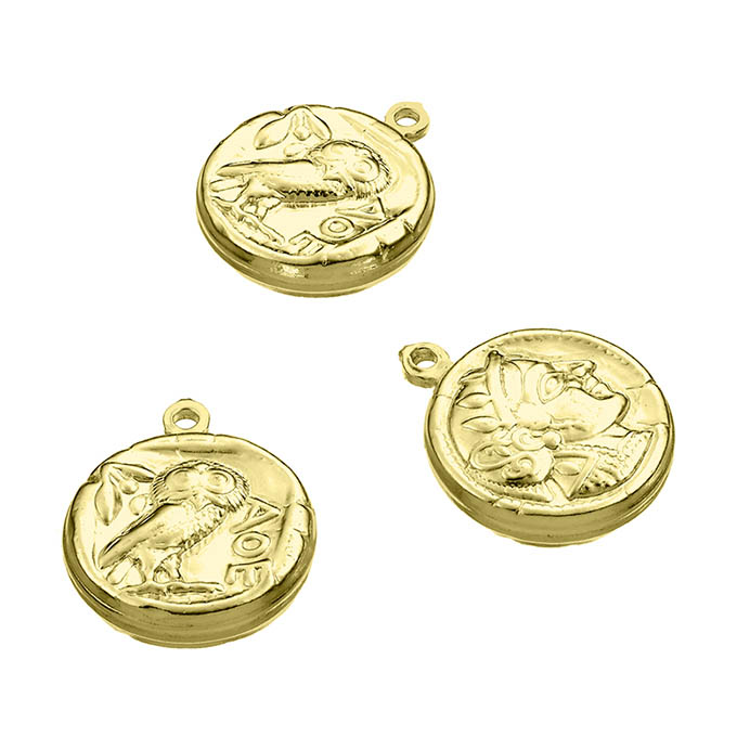 Sterling Silver Yellow Gold 1 MICRON