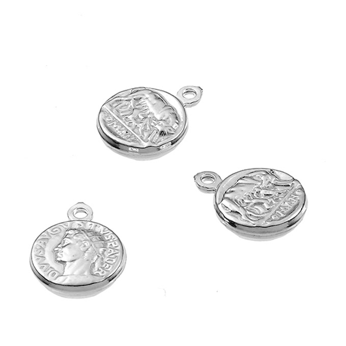 10mm Sestertius coin medals 1 ring (3pcs)