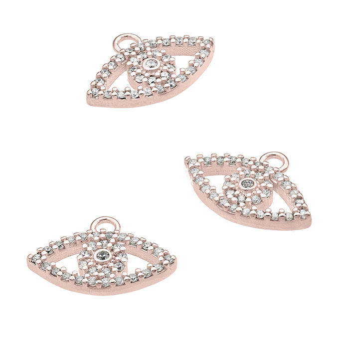 Sterling Silver Pink Gold 1 MICRON