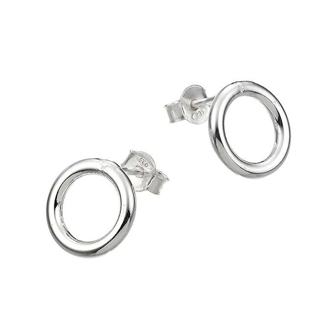 Boucles d’oreilles cercle 10mm (1 paire)