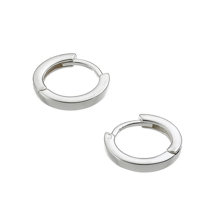 Sterling Silver White Rhodium