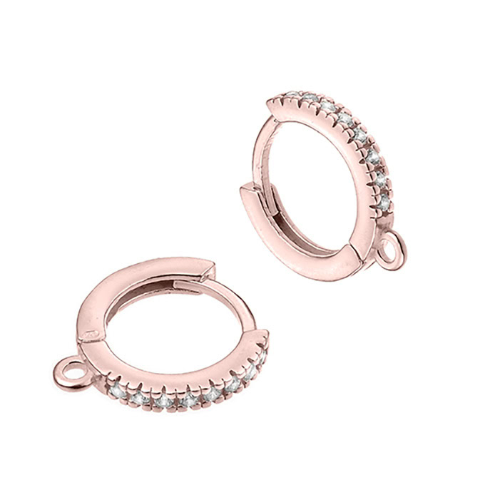 Sterling Silver Pink Gold 1 MICRON