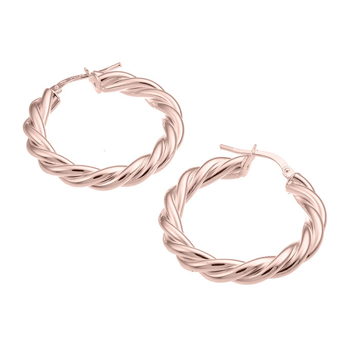 Sterling Silver Pink Gold 1 MICRON