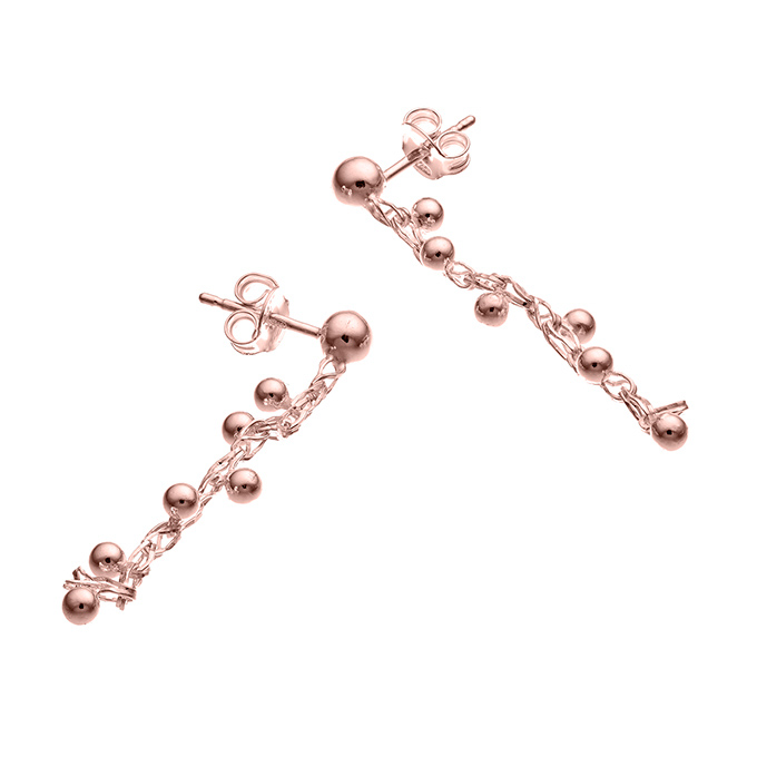 Sterling Silver Pink Gold 1 MICRON