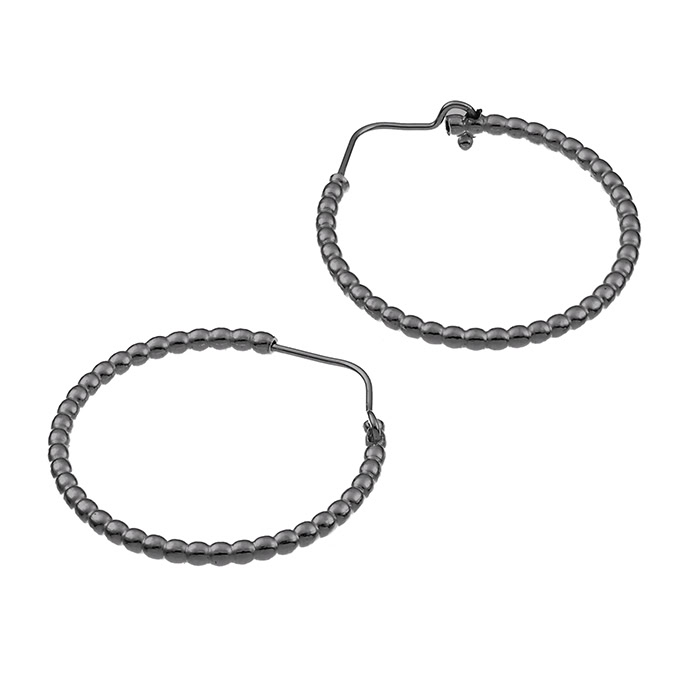 Sterling Silver Black Rhodium