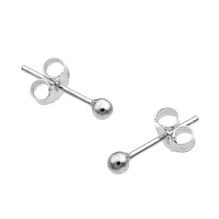 Sterling Silver White Rhodium