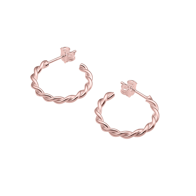 Sterling Silver Pink Gold 1 MICRON