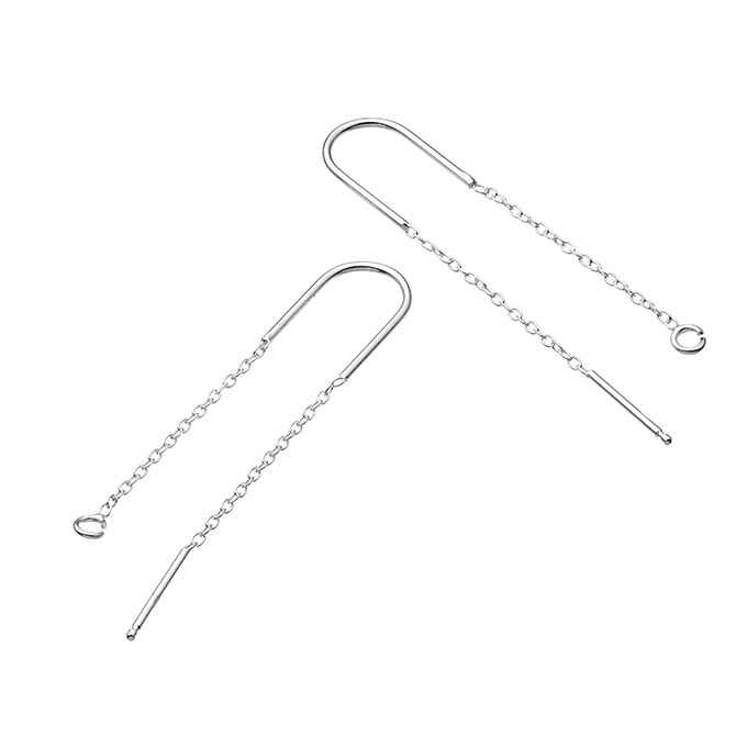 Supports boucles d’oreilles forçat 5cm avec anneau (5 paires)