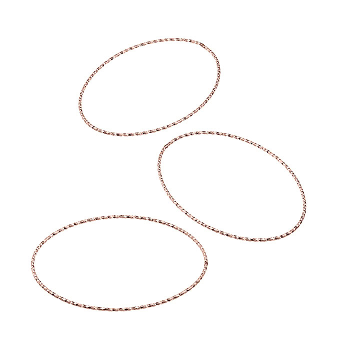 Sterling Silver Pink Gold 1 MICRON