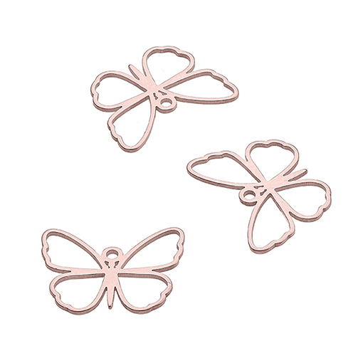 Sterling Silver Pink Gold 1 MICRON