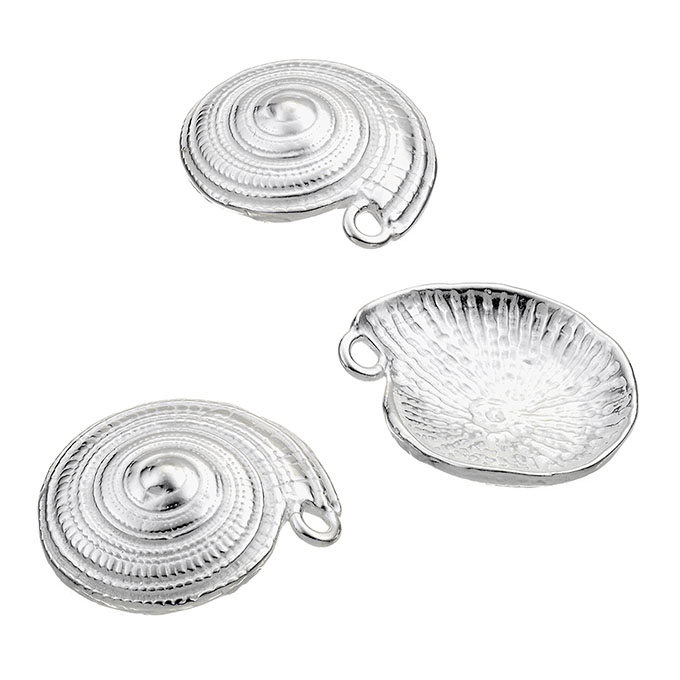 Conchiglia lumachina concava 19,7x22mm foro 1,9mm (1pz)