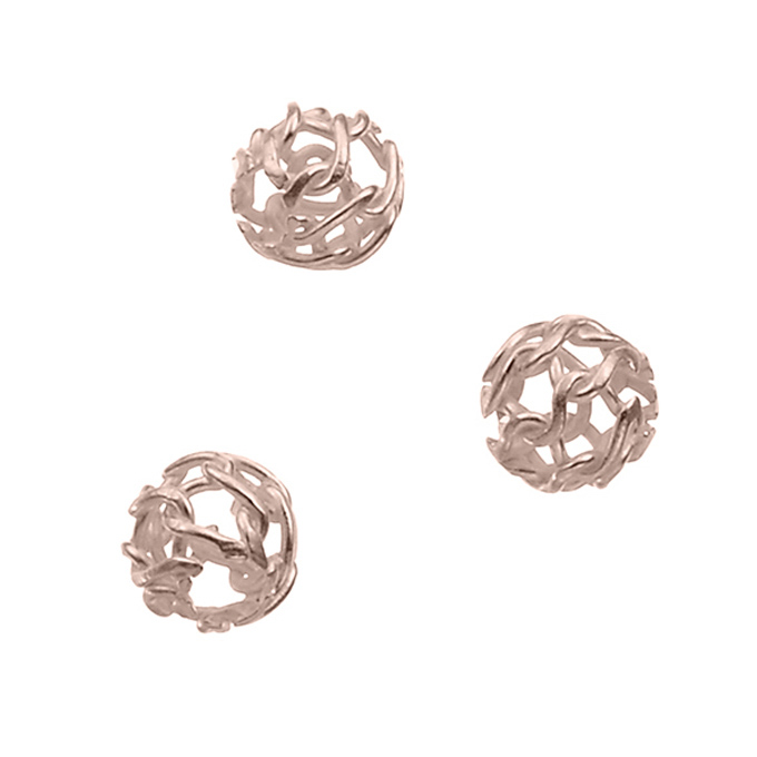 Sterling Silver Pink Gold 1 MICRON