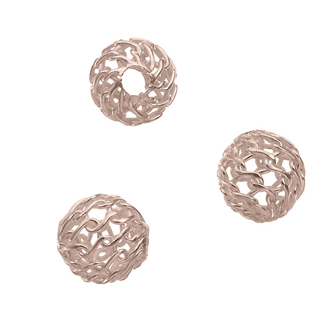 Sterling Silver Pink Gold 1 MICRON