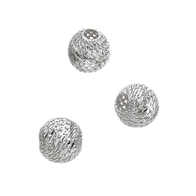 6mm filigree beads 2mm hole (env. 30Pcs)