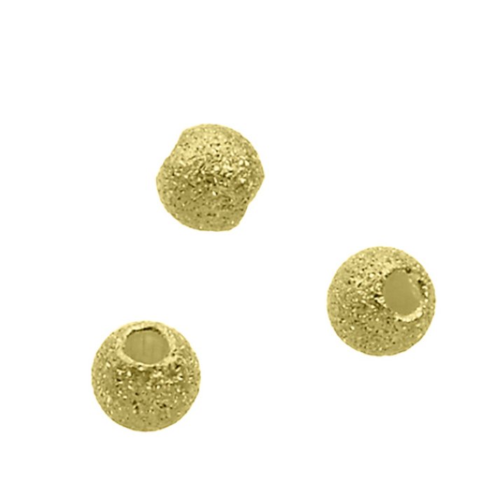 GOLDFILLED – Facettierte Perle 3mm Loch 1,2mm (100Stk)