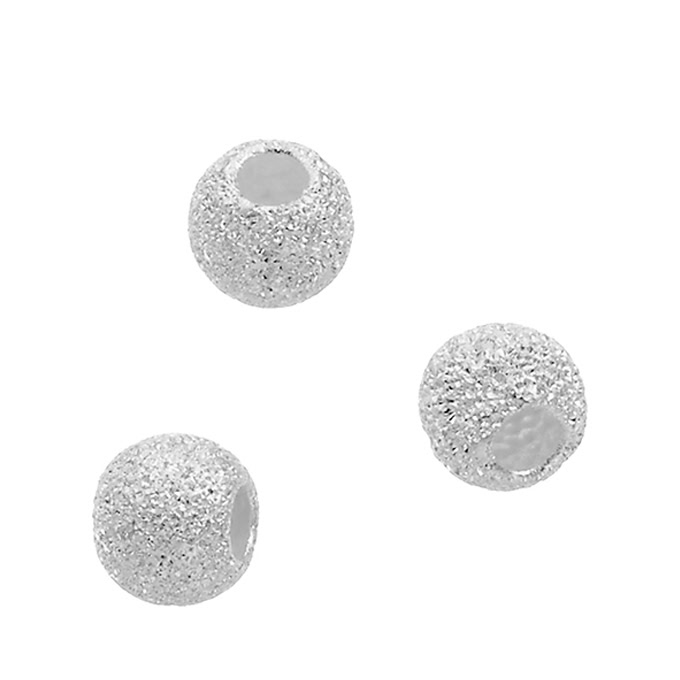 Perles diamantées 5mm trou 2,2mm (env. 75pcs)