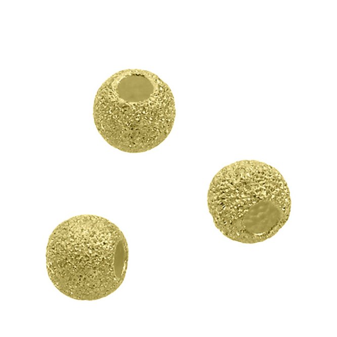 GOLDFILLED – Facettierte Perle 5mm Loch 2,2mm (50Stk)
