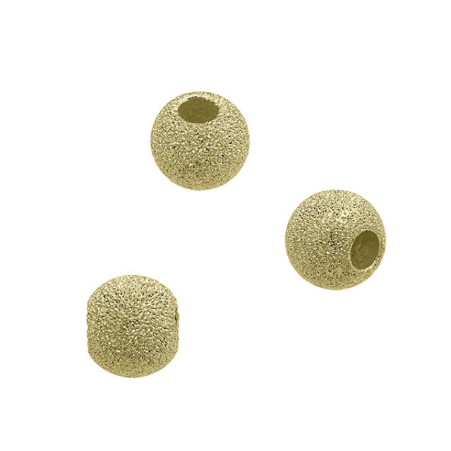 GOLDFILLED – Perlen diamantiert 8mm Loch 3mm (20Stk)