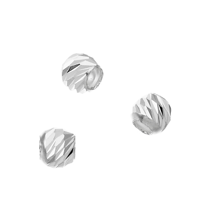 Perles facettées 3mm trou 1,4mm (env. 100pcs)