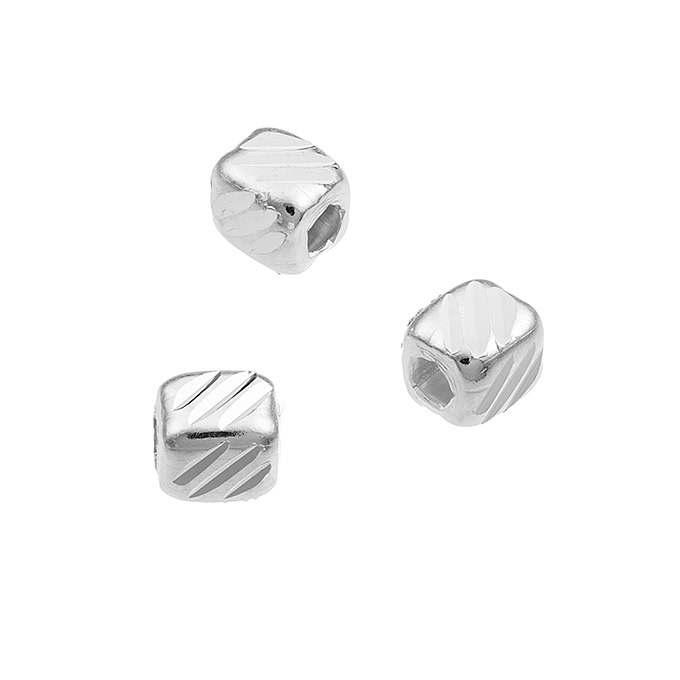 Sterling Silver White Rhodium