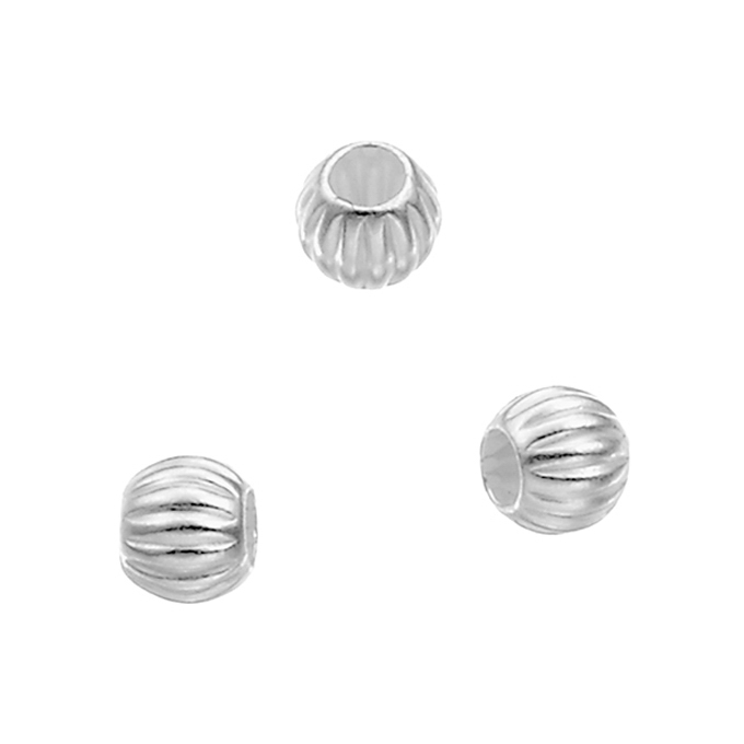 Perles striées 3mm trou 1,4m (env. 200pcs)