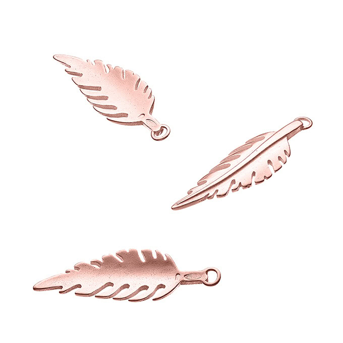 Sterling Silver Pink Gold 1 MICRON