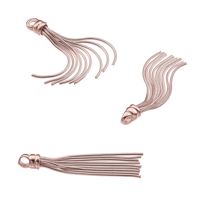 Sterling Silver Pink Gold 1 MICRON