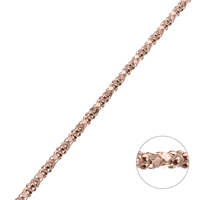 Sterling Silver Pink Gold 1 MICRON