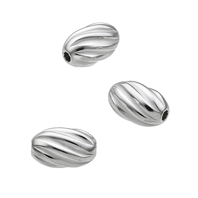 Sterling Silver White Rhodium