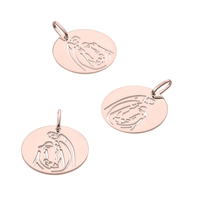 Sterling Silver Pink Gold 1 MICRON