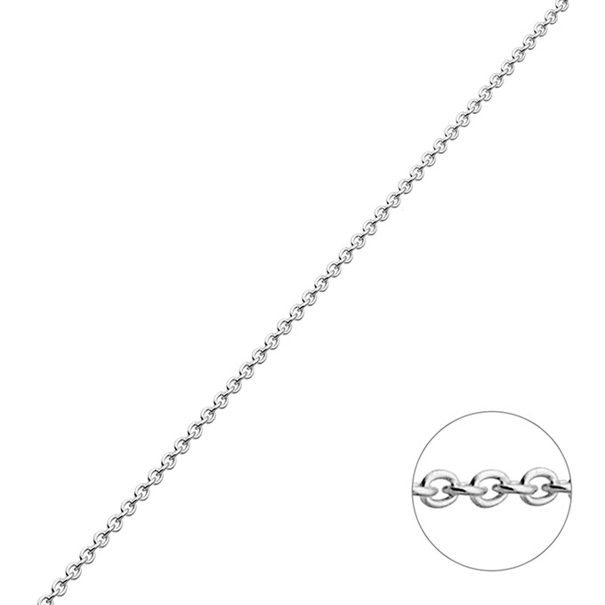 1mm round rolo chain wire 0,25mm (1m) | G-Silver