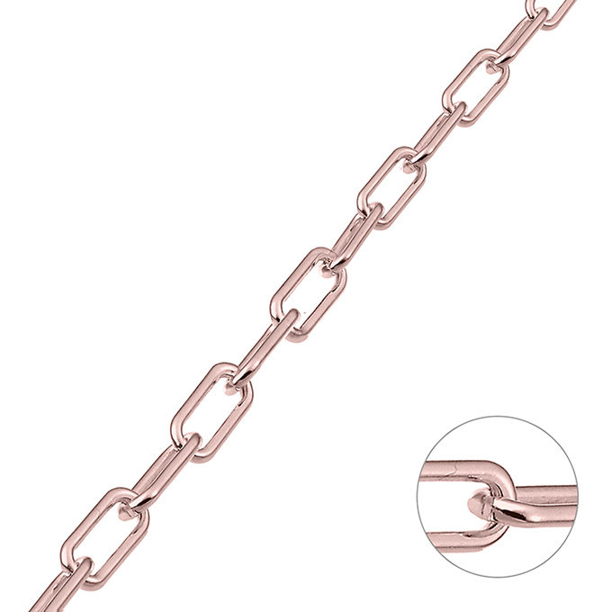 Sterling Silver Pink Gold 1 MICRON