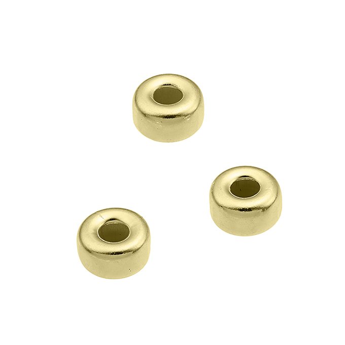 GOLDFILLED – Rondelle lisce 5mm foro 1,8mm (50pz)