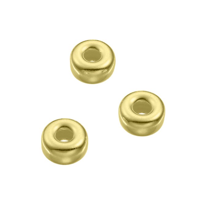 GOLDFILLED – Rondelle lisce 6mm foro 2mm (20pz)