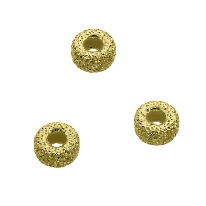 GOLDFILLED – Rondelle diamantate 3mm foro 1,2mm (100pz)