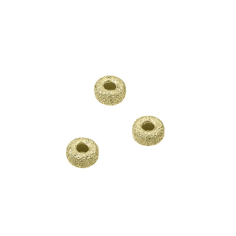 GOLDFILLED – Rondelle diamantate 4mm foro 1,5mm (100pz)