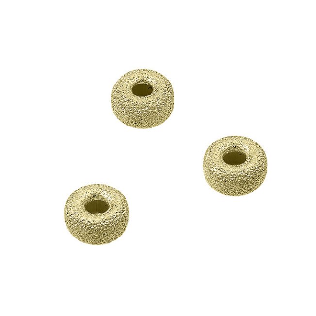 GOLDFILLED – Rondelle diamantate 6mm foro 2mm (20pz)
