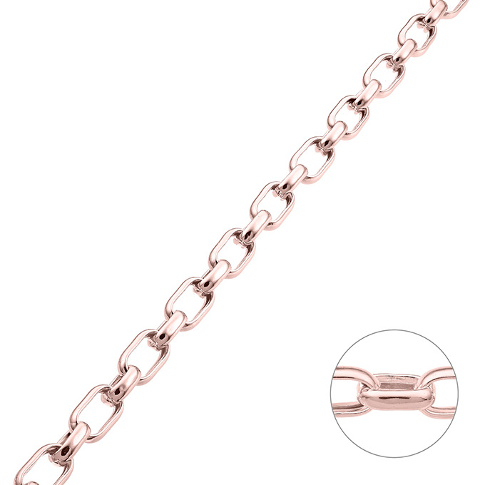 Sterling Silver Pink Gold 1 MICRON